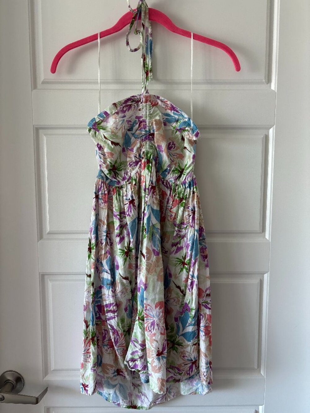 Roxy Floral Halter Dress / Swim Cover-Up